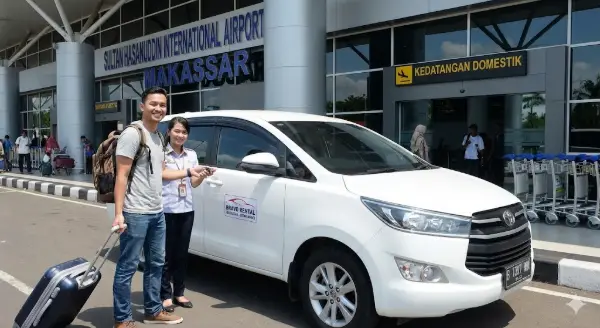 rental mobil bandara makassar lepas kunci