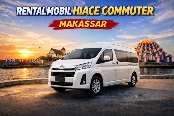 rental mobil hiace commuter makassar